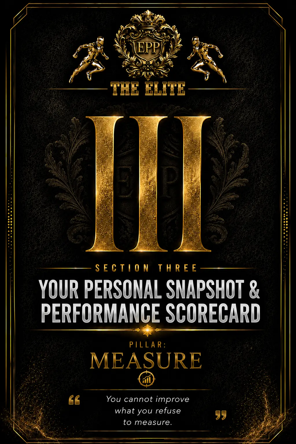 MEASURE: Your Personal Snapshot & Performance Scorecard — original EPP pillar artwork