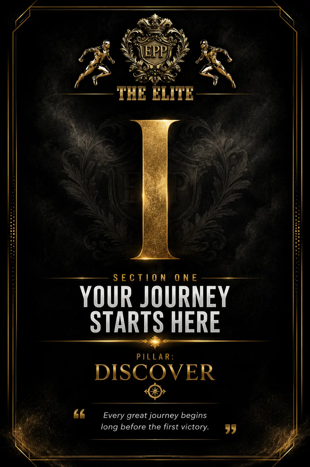 DISCOVER: Your Journey Starts Here — original EPP pillar artwork